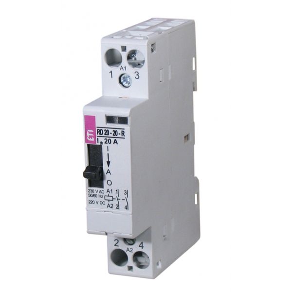 Modular contactor, RD 20-10-R-230V AC/DC image 1