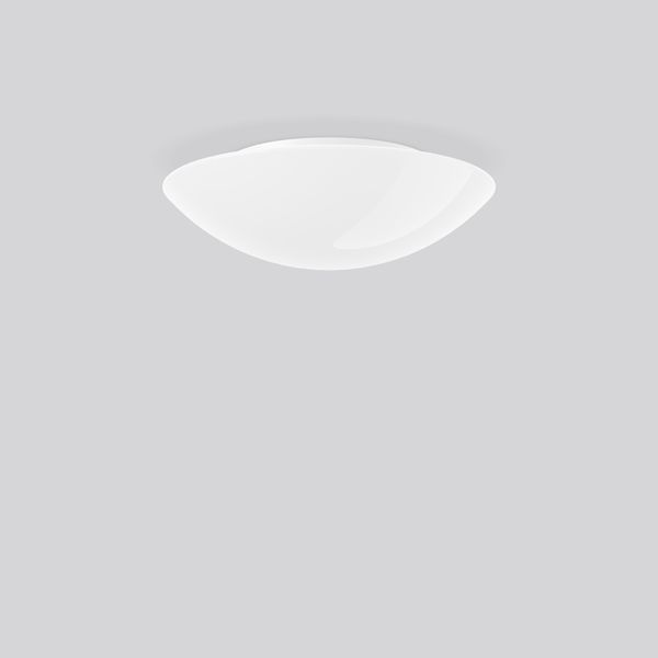 Flat Basic, white, on/off Ceiling and wall luminaires, D 420 H 124, Op image 1