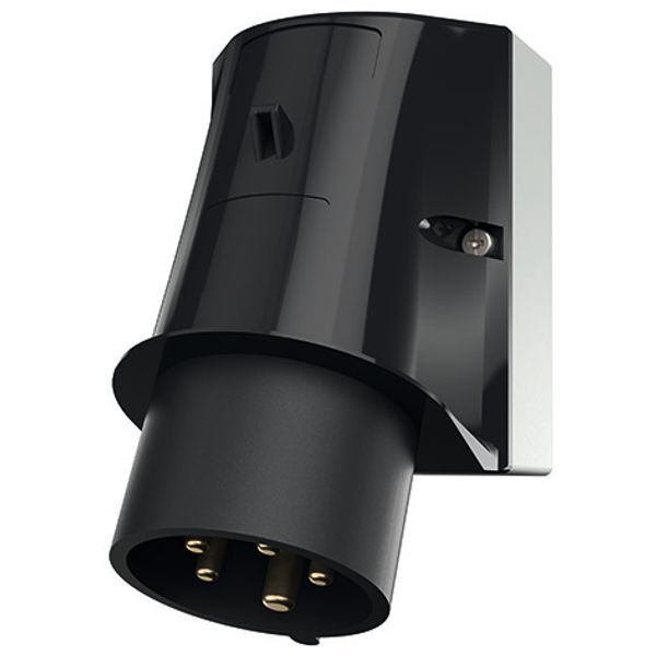 Wall mounted inlet, 32A5p7h500V, IP44 image 2