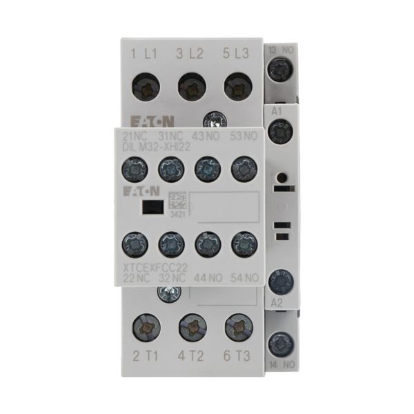 Contactor, 380 V 400 V 11 kW, 3 N/O, 2 NC, 230 V 50 Hz, 240 V 60 Hz, AC operation, Screw terminals image 13