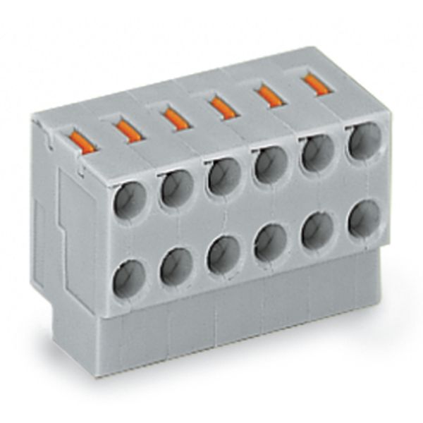 2-conductor female connector push-button PUSH WIRE® gray image 4