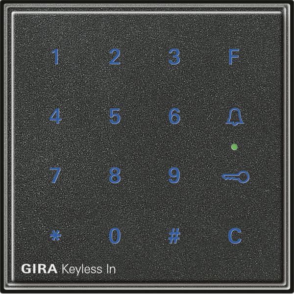 Gira Keyless In keypad Gira TX_44 (WP FM) anthra. image 1