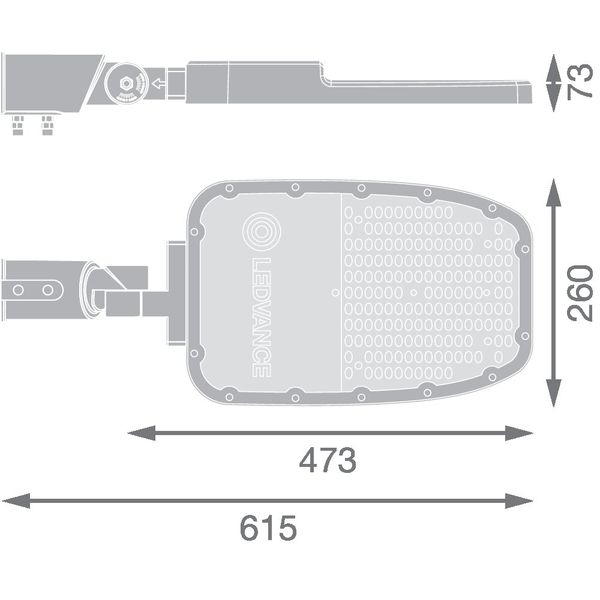 STREETLIGHT AREA LARGE RV35ST 120W 740 RV35ST GY image 10