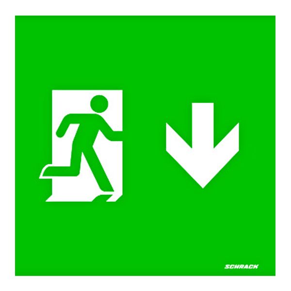 Adhesive pictogram arrow down for WFX image 1