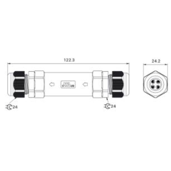 Connecting module IE-CCM-3P-8.5 image 3