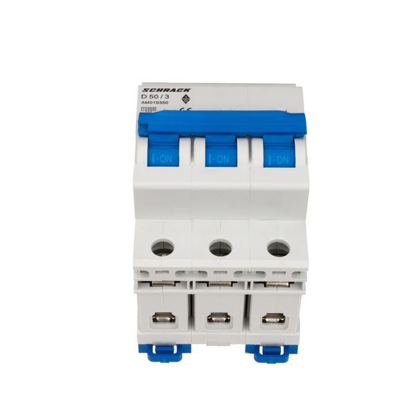 Miniature Circuit Breaker (MCB) AMPARO 10kA, D 50A, 3-pole image 4