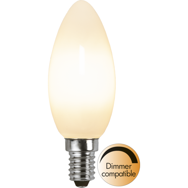 LED Lamp E14 C35 Opaque Filament RA90 image 1