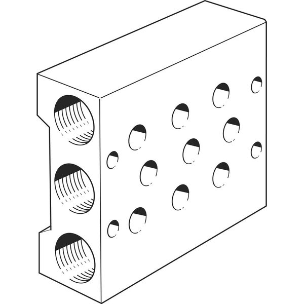 PRS-1/8-3-B Connection block image 1