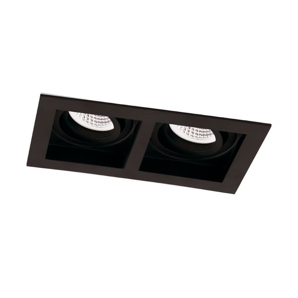 2/Lights Recessed Spot Black Artsi image 1