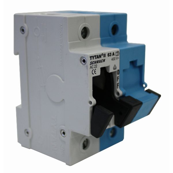 TYTAN II, D02 Fuse switch disconnector, 1+N, 63A image 1