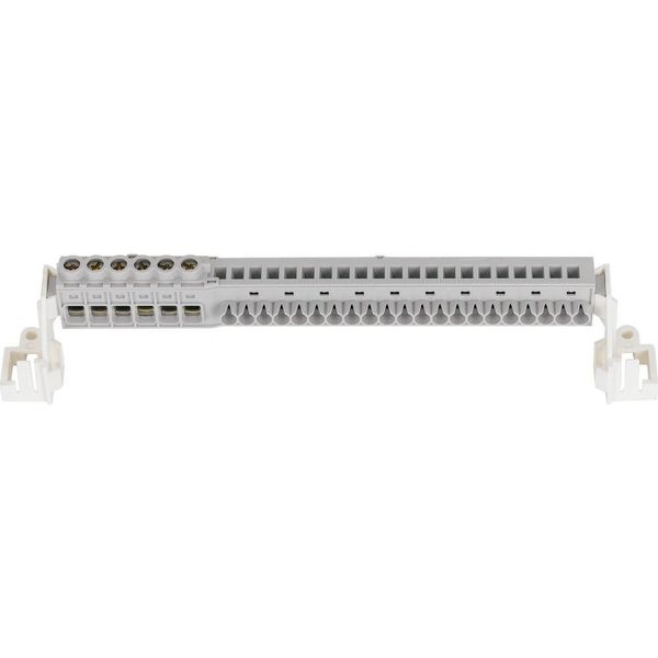 One-level terminal support with plug-in terminals 6x16 mm2 + 21x4 mm2 image 2