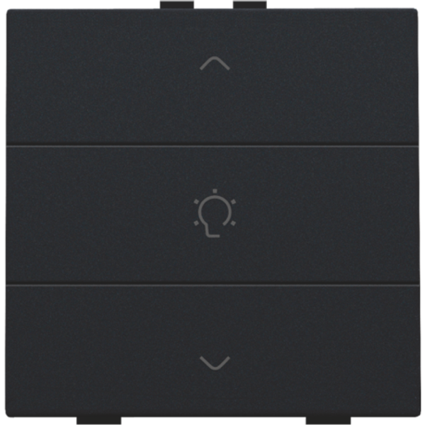 Single dimming control for Niko Home Control, black coated image 1