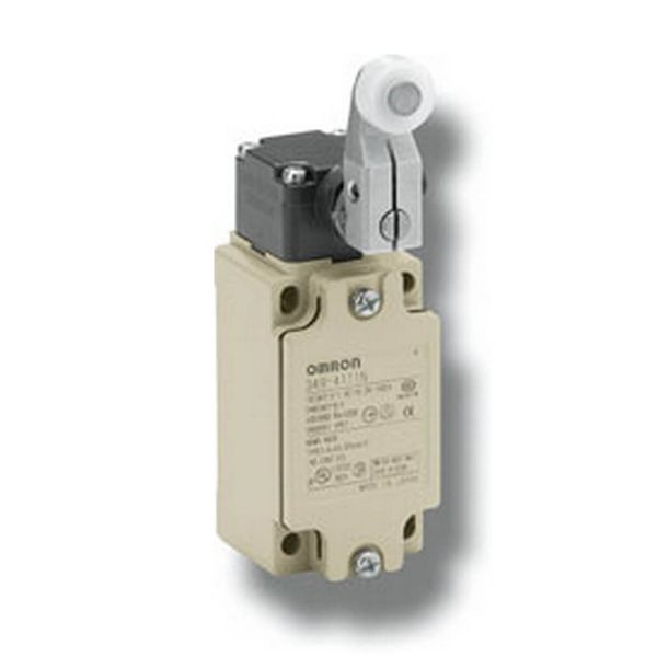 Limit switch, D4B, M20, 1NC/1NO (snap-action), roller lever (resin) image 3