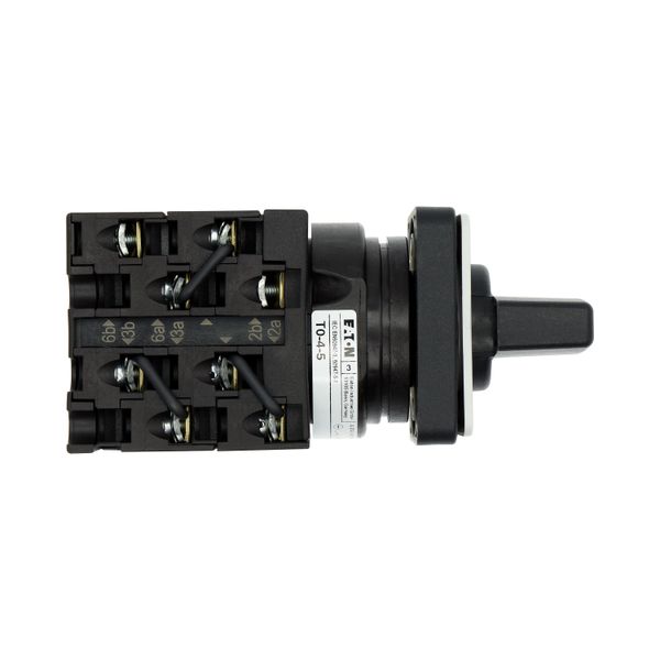 Multi-speed switches, T0, 20 A, flush mounting, 4 contact unit(s), Contacts: 8, 60 °, maintained, With 0 (Off) position, 2-0-1, Design number 5 image 13