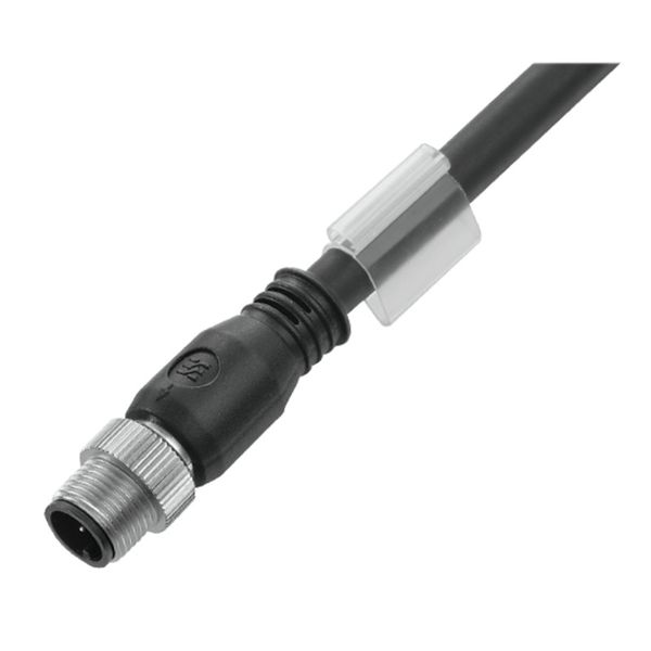 Sensor-actuator Cable (assembled), One end without connector, M12, Num image 1