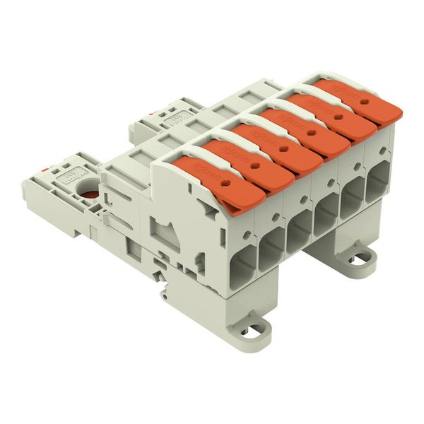 832-1206/306-000 1-conductor male connector; lever; Push-in CAGE CLAMP® image 1