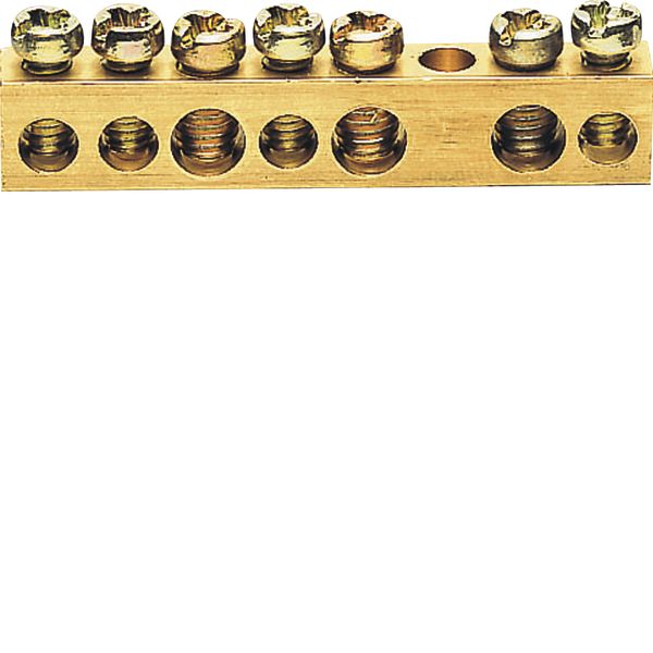 Brass terminal, 49mm, 4x10mm² - 3x16mm² image 1
