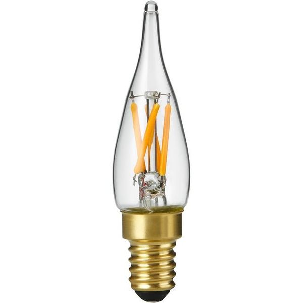 LED E14 Fila Tip Candle C23x85 230V 80Lm 1.5W 919 AC Clear Dim image 2