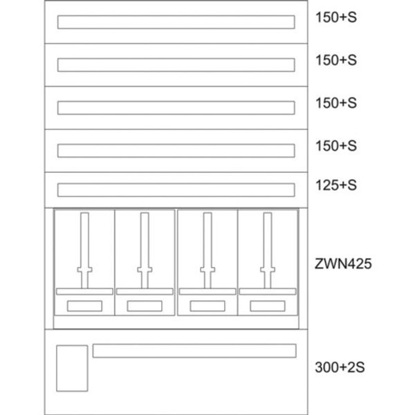 BP-U-3S-EN-1000/15-4Z Eaton xEnergy Basic meter cabinet equipped image 1