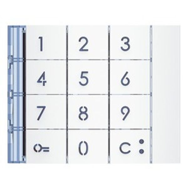 Sfera - keyboard front cover allwhite image 1