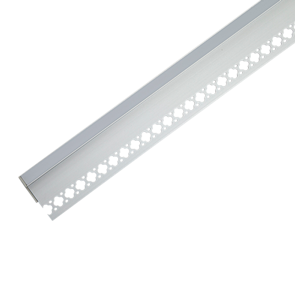 2m Step Edge Profile 10x10mm IP65 Silver image 5