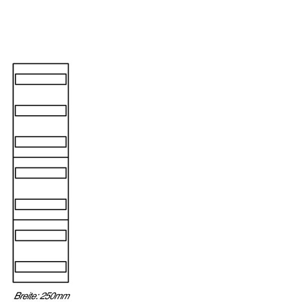 Distribution section, 7-row, H=1050mm image 1