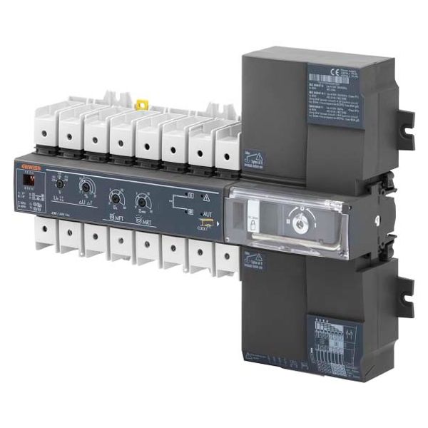 MSS 160A ATS - MONOBLOC AUTOMATIC SWITCHOVER SYSTEM WITH 3 POSITIONS - 160A 230V - 19 MODULES image 2