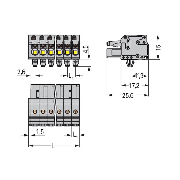 2231-109/008-000 1-conductor female connector; push-button; Push-in CAGE CLAMP® image 5