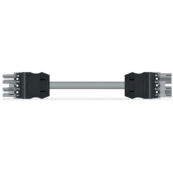 pre-assembled interconnecting cable B2ca Socket/plug gray image 4