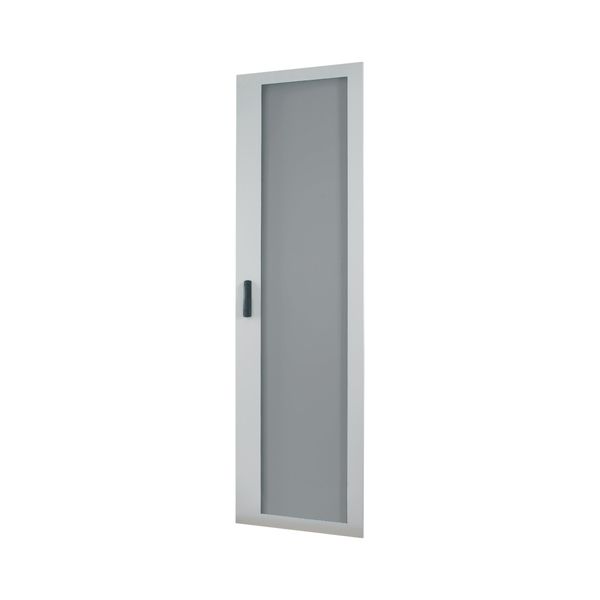 Transparent door (sheet metal), 3-point locking mechanism with clip-down handle, right-hinged, IP55, HxW=2030x570mm image 2