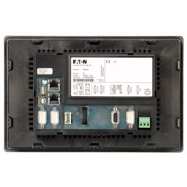 User interface with PLC as an SWD coordinator,24VDC,10.1-inch PCT display,1024x600 pixels,2xEthernet, 1xRS232,1xRS485,1xCAN,1xSWD,1xProfibus,1xSD slot image 1