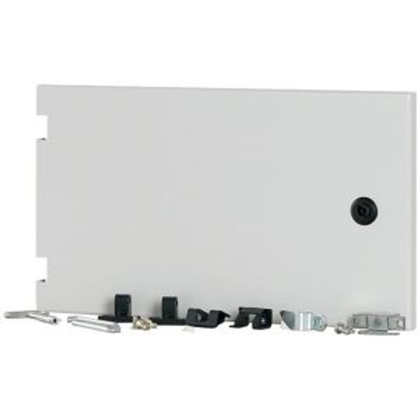 Section wide door, closed, HxW=250x425mm, IP55, grey image 4