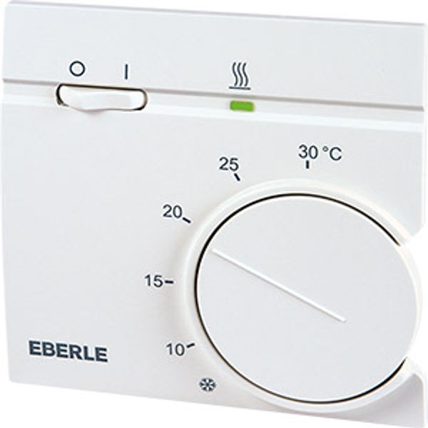 Room controller, 5-30C, AC 230V, 1 changeover contact, heating: 10 mA - 10 (4)A, cooling: 10 mA - 5 (2)A image 2