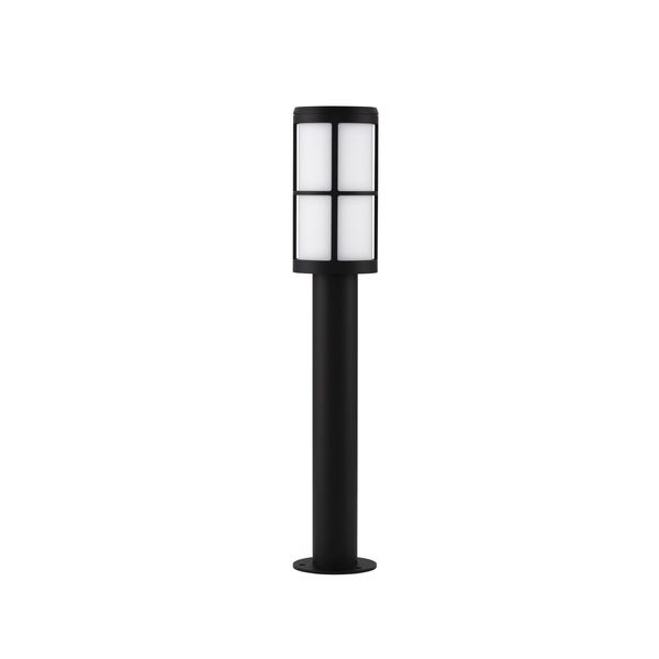 Black Aluminium & Acrylic LED E27 1x12 Watt 220-240 Volt IP54 Bulb Excluded D: 12 W: 12 H: 65 cm image 1