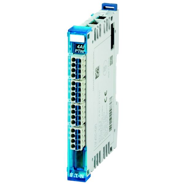 Analog input module, 4 analog inputs, Pt/Ni/KTY/R with 2-wire or 3-wire connection image 2