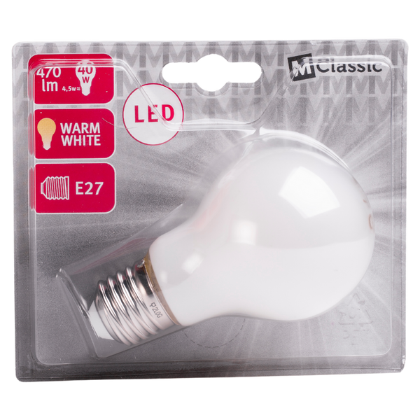 LED Bulb E27 4.5W A60 2700K 470lm FR image 1