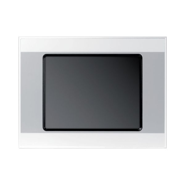 Single touch display, 10-inch display, 24 VDC, 640 x 480 px, 2x Ethernet, 1x RS232, 1x RS485, 1x CAN, 1x DP, PLC function can be fitted by user image 12