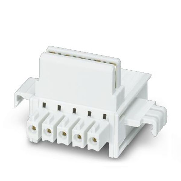 ME 18,8 TBUS 1,5/5-ST-3,81KMGY - DIN rail bus connectors image 1