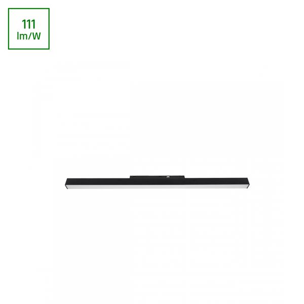 SYSTEM SHIFT BASIC - LINE M LINEAR LUMINAIRE 600MM 20W 2700K BLACK image 1