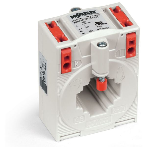 Plug-in current transformer Primary rated current: 100 A Secondary rat image 2