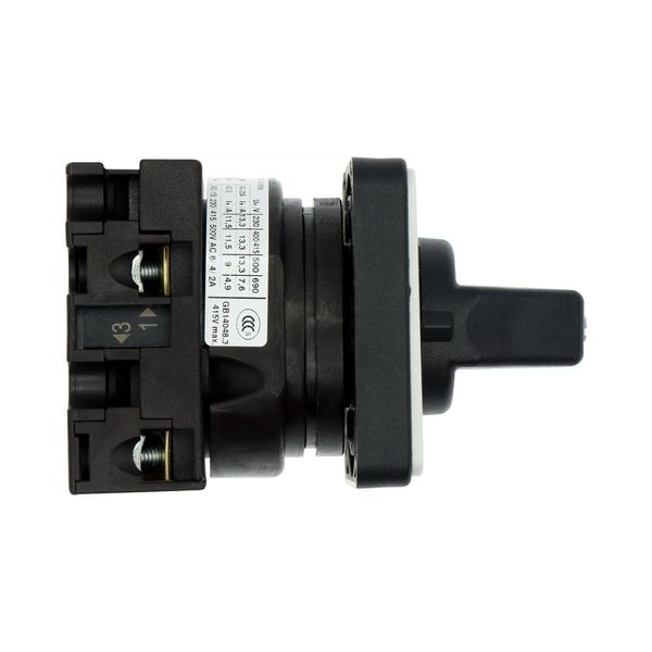 Changeoverswitches, T0, 20 A, flush mounting, 1 contact unit(s), Contacts: 2, 45 °, maintained, With 0 (Off) position, 2-0-1, Design number 15421 image 34