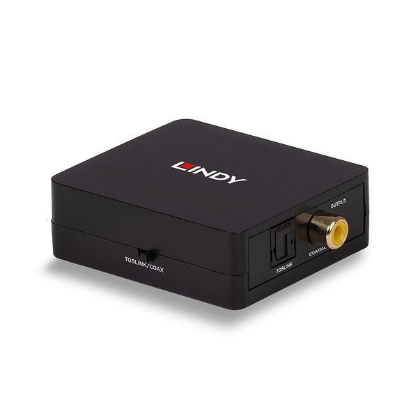 2 - Way Digital SPDIF Audio Converter Bi-directionally convert SPDIF & TosLink (Optical) audio signals image 1