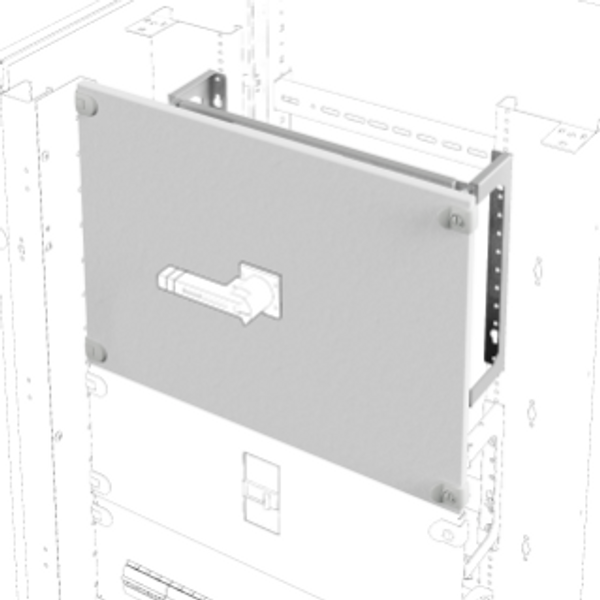 INSTALLATION KIT FOR SWITCH DISCONNECTOR ON PLATE - HORIZZONTAL/VERTICAL - FIXED VERSION - MSS 630 - 850X400MM image 1