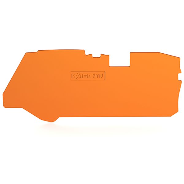 2110-1292 End and intermediate plate; 1 mm thick; orange image 3