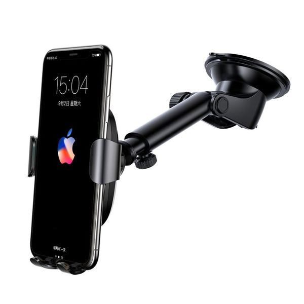 Car Suction Mount for 4-6.5" Display Smarhphones with Wireless Charging 10W image 3
