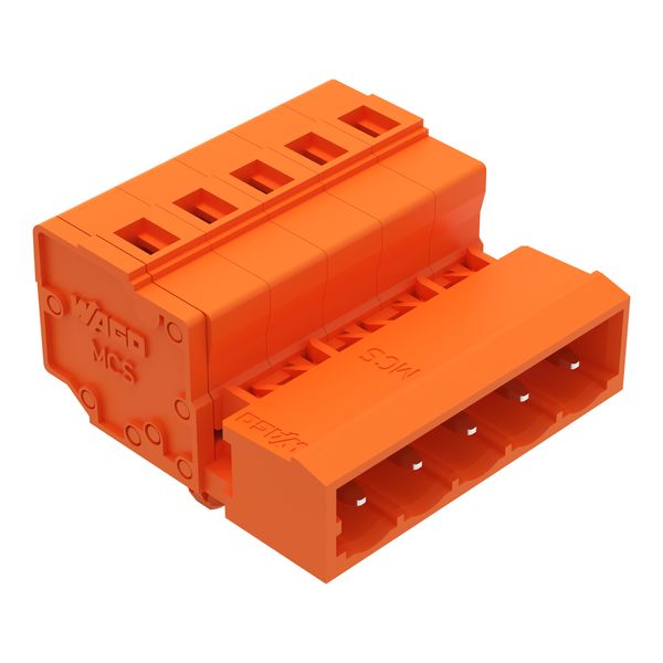 1-conductor male connector CAGE CLAMP® 2.5 mm² orange image 2