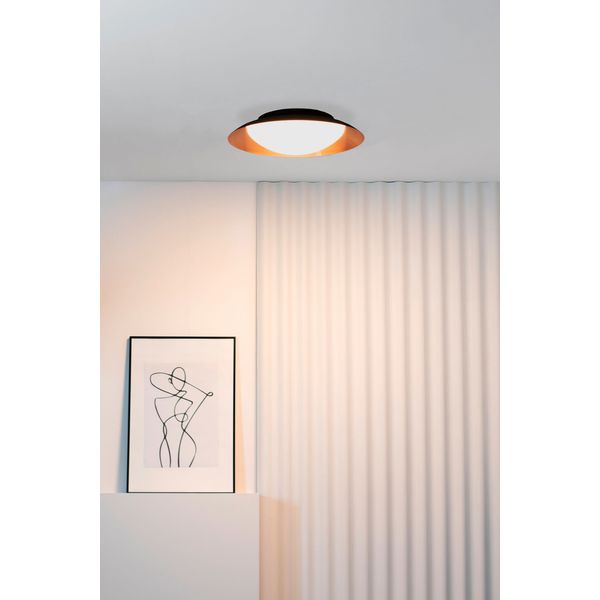 SIDE LED BLACK/COPPER CEILING LAMP 20W image 2