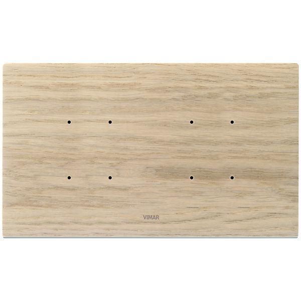 Plate 5MBS (2+blank+ 2) wood white oak image 1