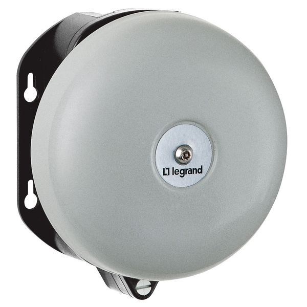 Bell - for industrial and alarm use - IP 44 - IK 07 - 24 V~ - Ø150 mm gong image 2