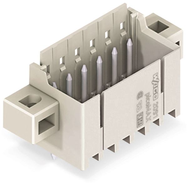 2091-1404/005-000 THT male header; 1.0 mm Ø solder pin; straight image 4